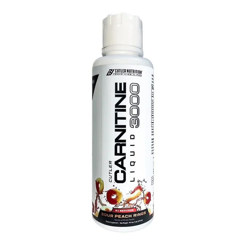 100% Effective & Made In The USA Cutler Nutrition Liquid Carnitine 3000 Contains Carnitine, Acetyl L Carnitine, L Carnitine Tartrate for Energy with B Vitamins