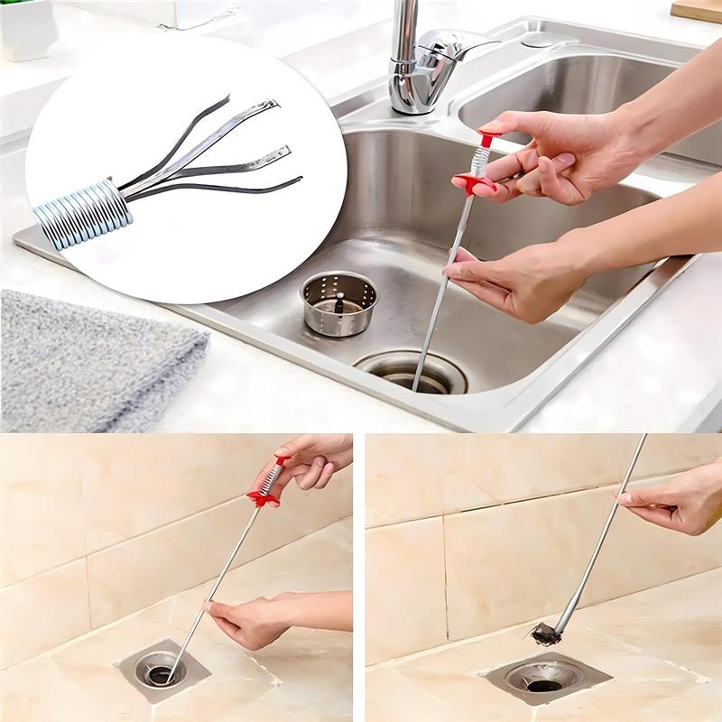 🔥🔥Flexible Grabber Claw Pick Up Reacher Tool with 4 Claws Bendable Hose Pickup Reaching Assist Tool for Litter Pick