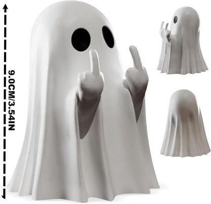 👻 Spooky Resin Middle Finger Ghost Statue☠️