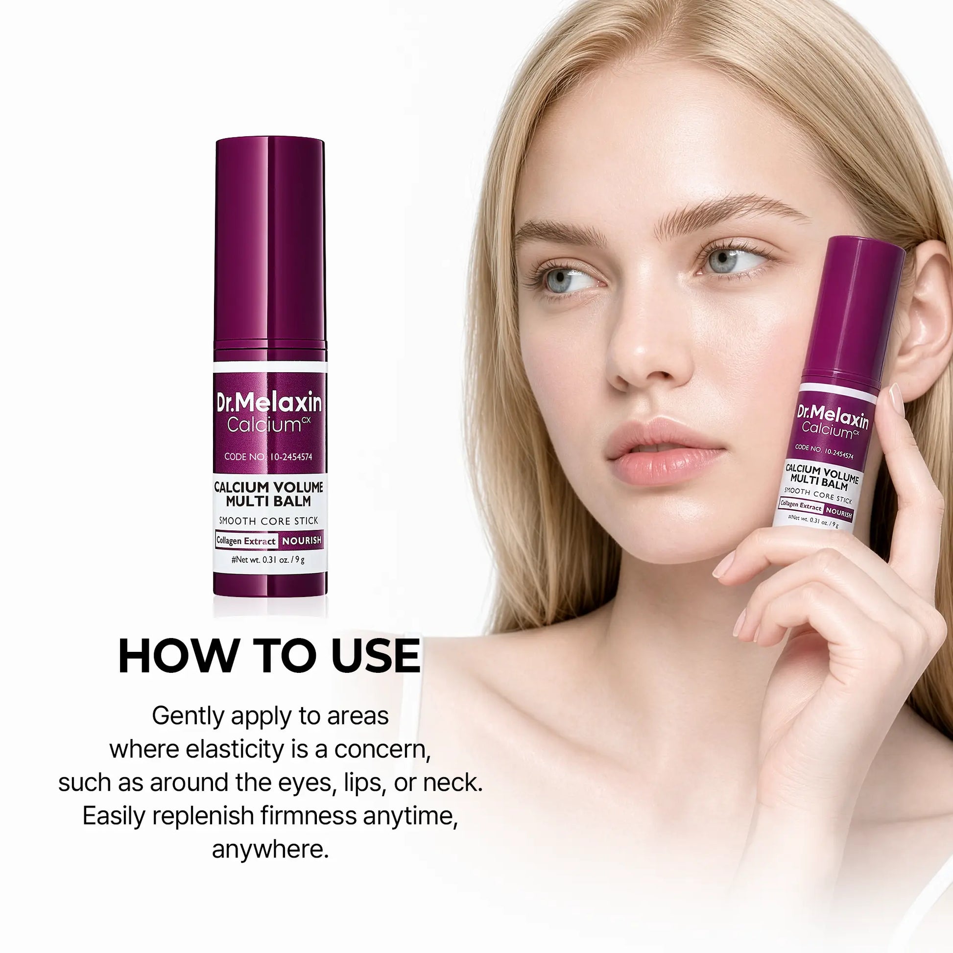 [Dr.Melaxin Official] Calcium Multi Balm Eye Care Routine Korean Skin Care Anti-aging Cosmetics Collagen Eye Stick 9g - image 7