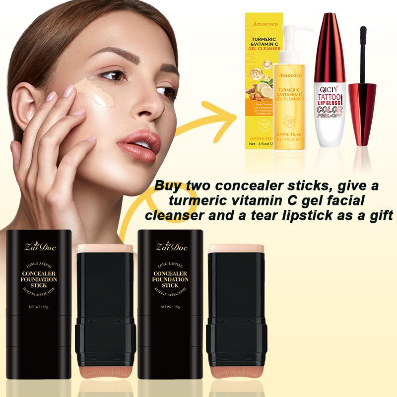 🔥Last Day Promotion 30% OFF✨ Concealer Stick Double-Ended Brush