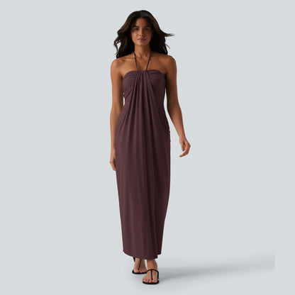 Halara Halter Tie Back Maxi Dress with Pockets - image 7