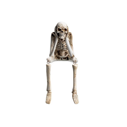 🎃💀 Halloween decoration indoor skeleton statue
