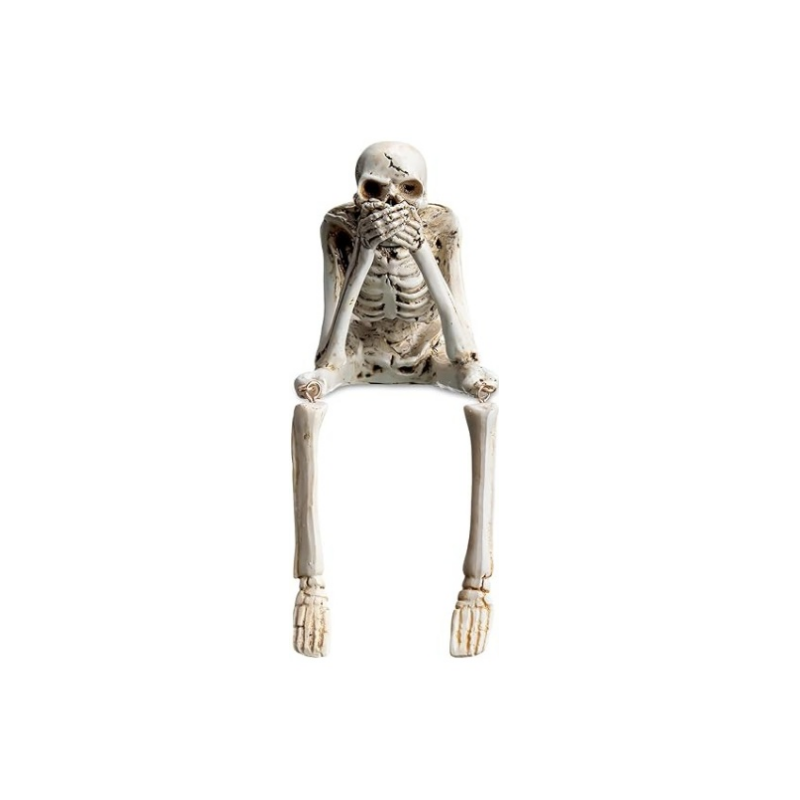 🎃💀 Halloween decoration indoor skeleton statue