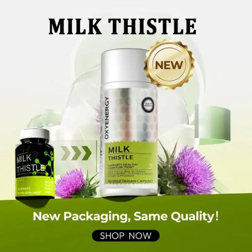 Milk Thistle Liver Detox & ColonCleanse, Natural Liver Health Support with KudzuRoot, Turmeric, lnositol, Methionine,Vitamin C.90Capsules Mother's Day Gift