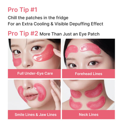 [NEW] [medicube] PDRN Pink Collagen Jelly Eye Mask | Hydrogel Eye Patches with PDRN, Collagen, NAD | Refreshing for Puffy, Tired Eyes | Firming for Look of Wrinkles, Fine Lines | Korean Skincare (6/28/50 Pairs) - image 8