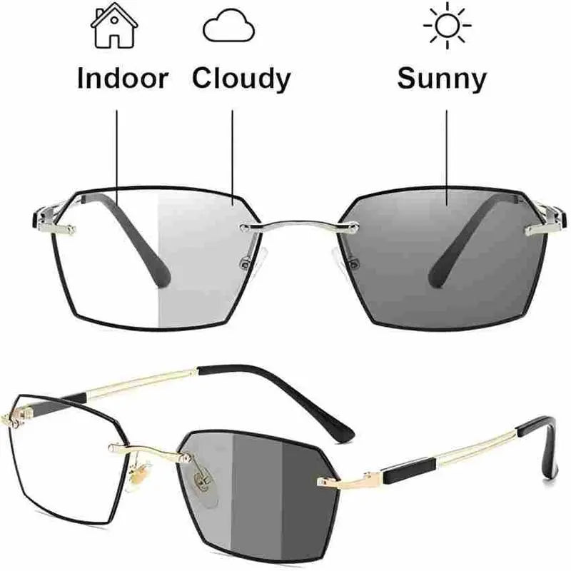 🔥Photochromic Eyewear | Lightweight, Stylish Frames for Indoor & Outdoor Versatility