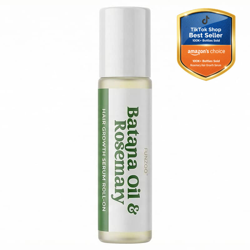 FUNZOO®  Rosemary Hair Growth Roll-On Serum 20ml | Restore Your Thick & Lush Hair | For Men & Women - Twice Daily Application, Results in 3 Weeks - image 1