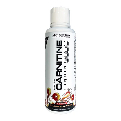 100% Effective & Made In The USA Cutler Nutrition Liquid Carnitine 3000 Contains Carnitine, Acetyl L Carnitine, L Carnitine Tartrate for Energy with B Vitamins