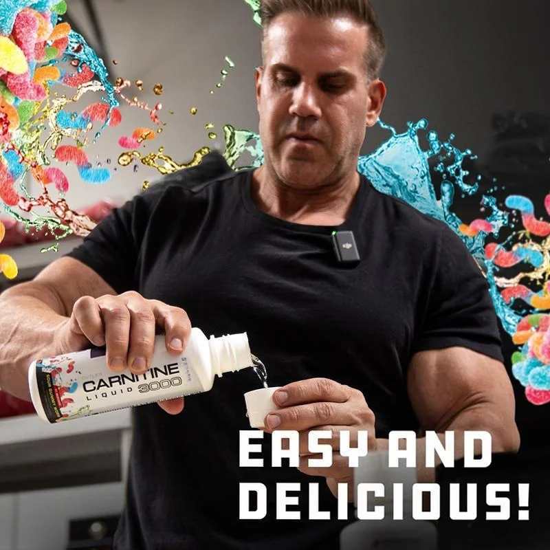 100% Effective & Made In The USA Cutler Nutrition Liquid Carnitine 3000 Contains Carnitine, Acetyl L Carnitine, L Carnitine Tartrate for Energy with B Vitamins