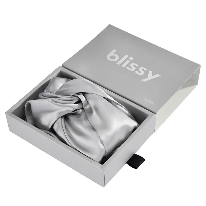 Blissy Silk Bonnet - 100% Pure Mulberry Silk - 6A Grade 22-Momme - Turban