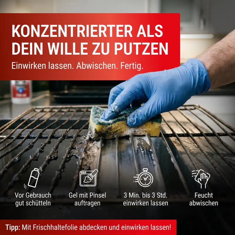 Maxxi Clean Backofen & Grillreiniger Gel 750ml Stark Fettlöser Ohne Schrubben - image 7