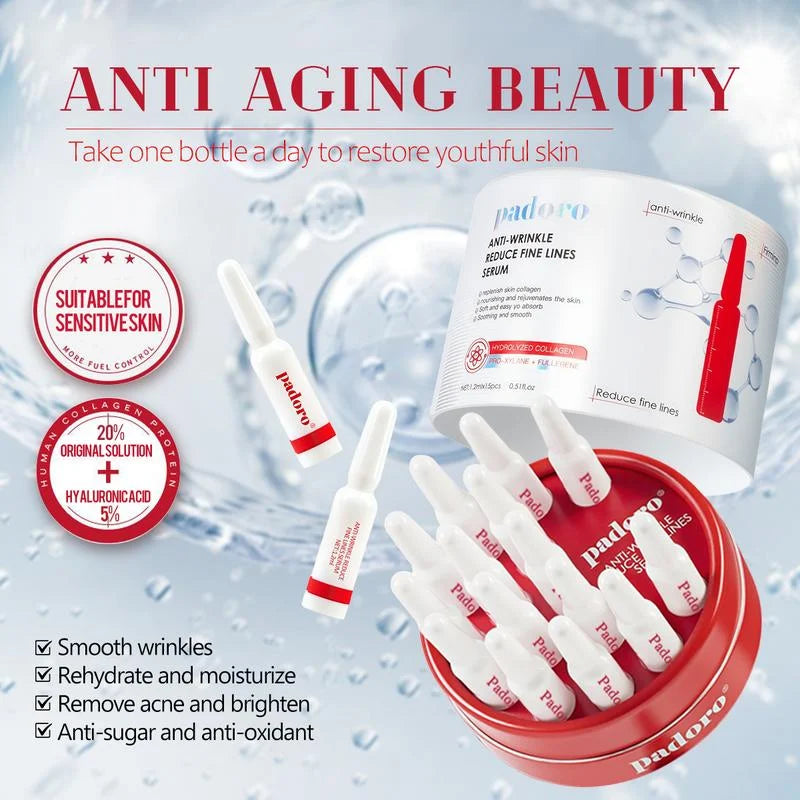 🔥Padoro Anti-Wrinkle Serum - Firming and Anti-Aging Face Serum