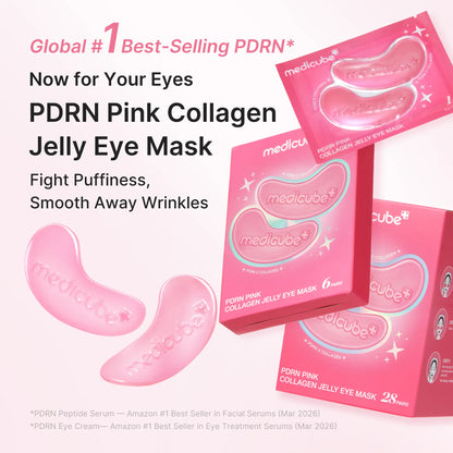 [NEW] [medicube] PDRN Pink Collagen Jelly Eye Mask | Hydrogel Eye Patches with PDRN, Collagen, NAD | Refreshing for Puffy, Tired Eyes | Firming for Look of Wrinkles, Fine Lines | Korean Skincare (6/28/50 Pairs) - image 5