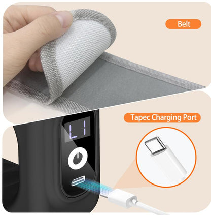 2026 New Fascia Ring R10 Mini Muscle Recovery Fascia Device upgraded adjustable strap fits Up to 55in waist, Cordless Rechargeable, Designed for Waist & Back Muscle Recovery portable massager parents gift summervibes - image 4