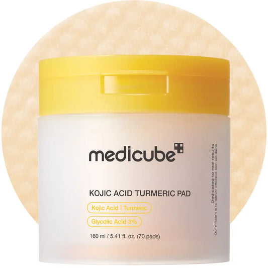 Kojic Acid Turmeric Clarifying Toner Pad for Troubled Skin & Use After Spot Care