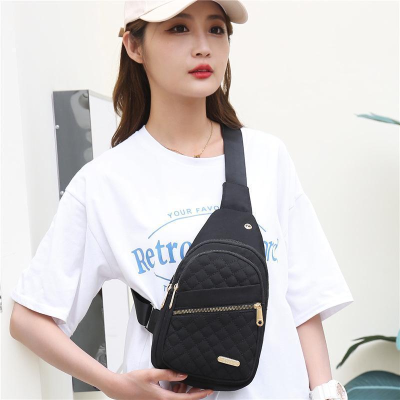 ✨Solid Color Quilted Fanny Pack