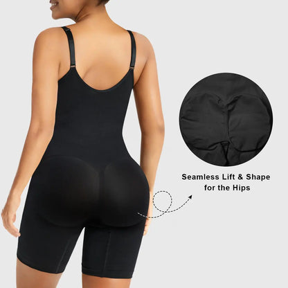 SHAPERX Shapewear for Women Tummy Control Bodysuits Zip-Up Comfort Ultra Stretch Fabric Customizable Fit Breathable Mesh Design Comfortable Fit - image 14