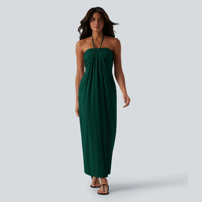 Halara Halter Tie Back Maxi Dress with Pockets - image 9