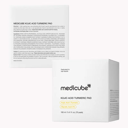 Kojic Acid Turmeric Clarifying Toner Pad for Troubled Skin & Use After Spot Care