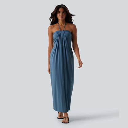 Halara Halter Tie Back Maxi Dress with Pockets - image 17