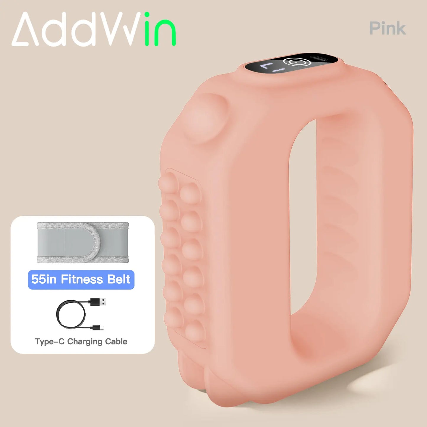 ADDWIN 2026 New Fascia Ring R10 Mini Muscle Recovery Fascia Device upgraded adjustable strap fits Up to 55in waist, Cordless Rechargeable, Designed for Waist & Back Muscle Recovery portable massager parents gift summervibes - image 3