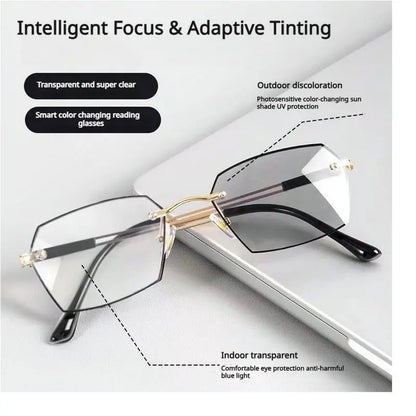 🔥Photochromic Eyewear | Lightweight, Stylish Frames for Indoor & Outdoor Versatility