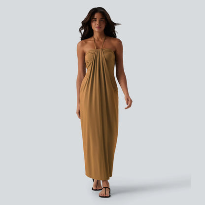 Halara Halter Tie Back Maxi Dress with Pockets - image 16