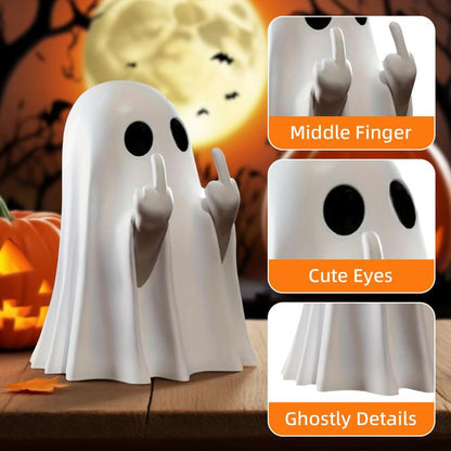 👻 Spooky Resin Middle Finger Ghost Statue☠️