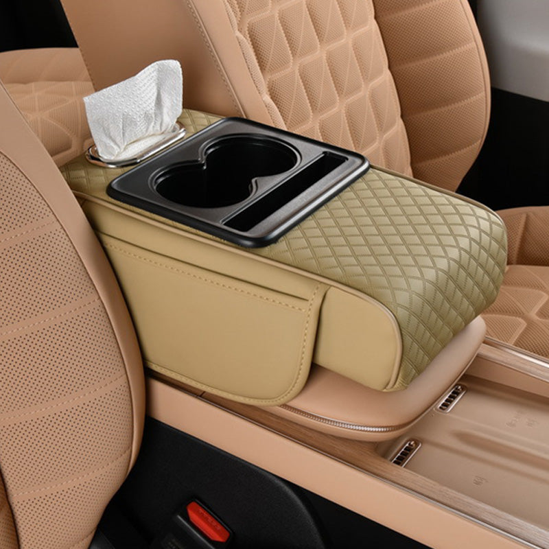 🚗Multifunctional Car Armrest Cushion – Ergonomic Comfort for Long Drives & Commuting✨