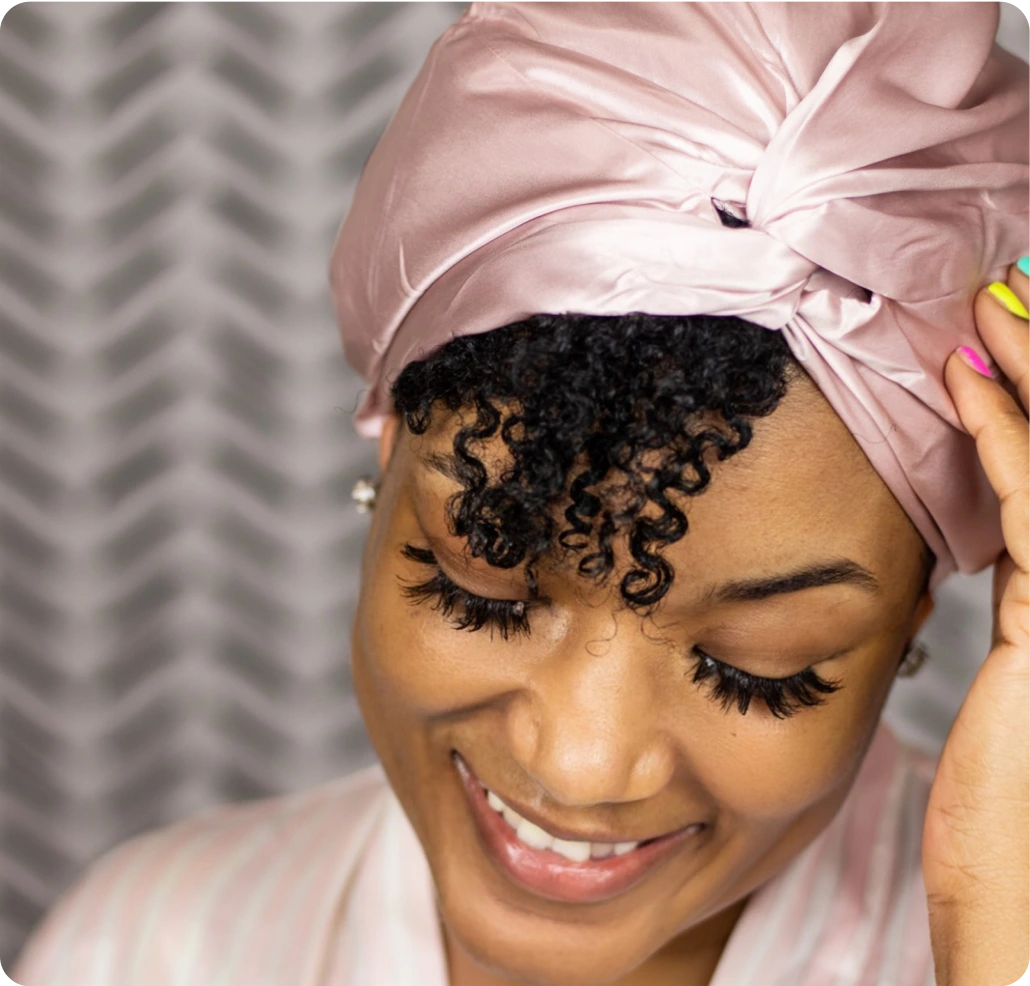 Blissy Silk Bonnet - 100% Pure Mulberry Silk - 6A Grade 22-Momme - Turban