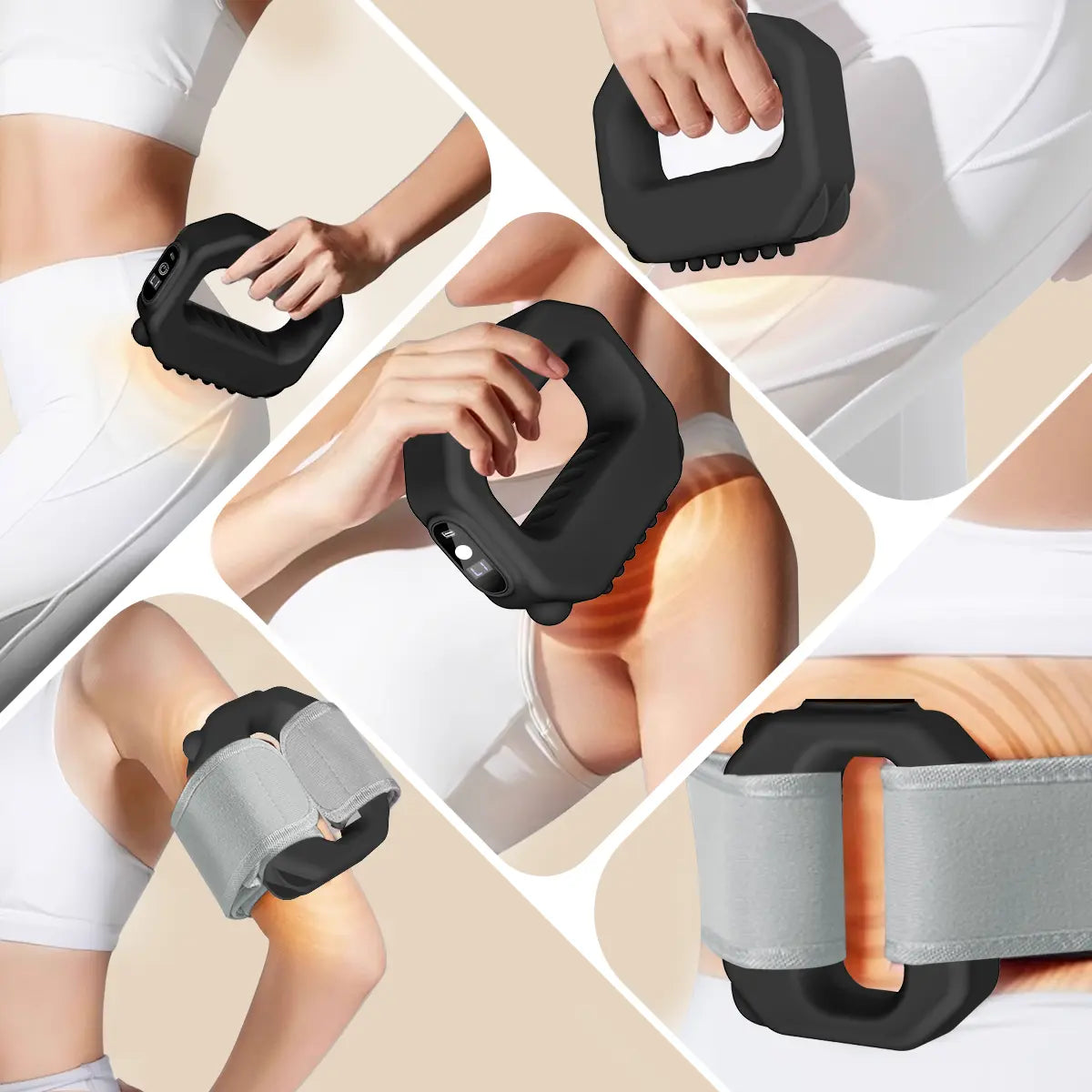 ADDWIN 2026 New Fascia Ring R10 Mini Muscle Recovery Fascia Device upgraded adjustable strap fits Up to 55in waist, Cordless Rechargeable, Designed for Waist & Back Muscle Recovery portable massager parents gift summervibes - image 10
