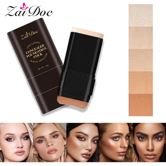 🔥Last Day Promotion 30% OFF✨ Concealer Stick Double-Ended Brush