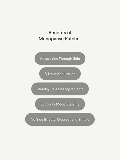 Kind Patches, Menopause Patches, 30 Menopause Relief Patches: Natural Ingredients