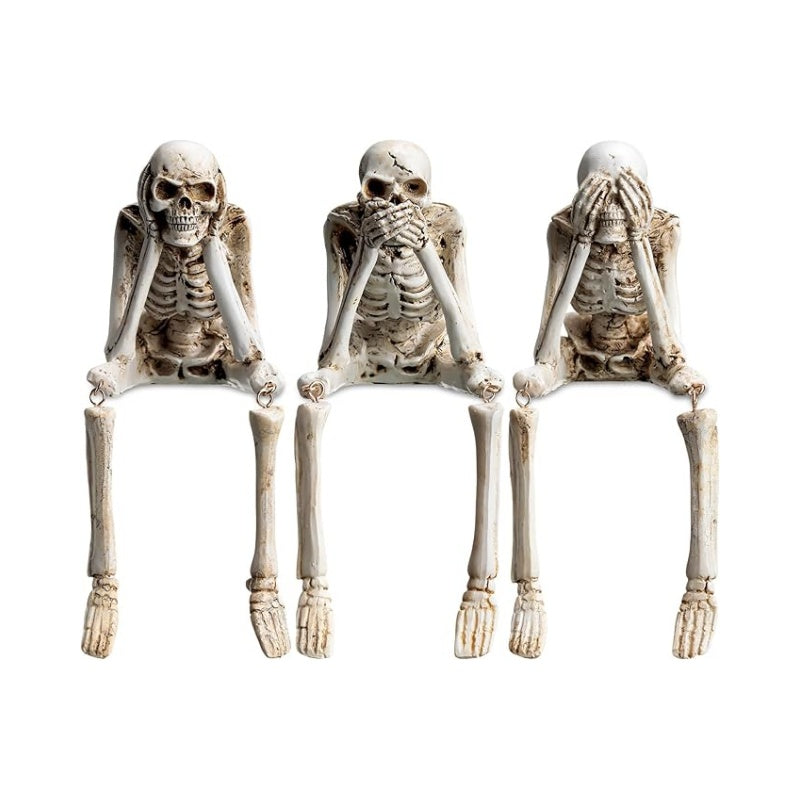 🎃💀 Halloween decoration indoor skeleton statue