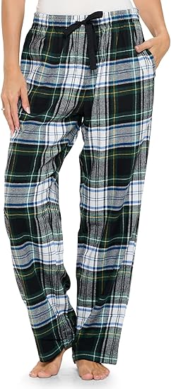 🔥BUY MORE MOVE MORE Women's ultra-soft flannel plaid pajamas pajama pants