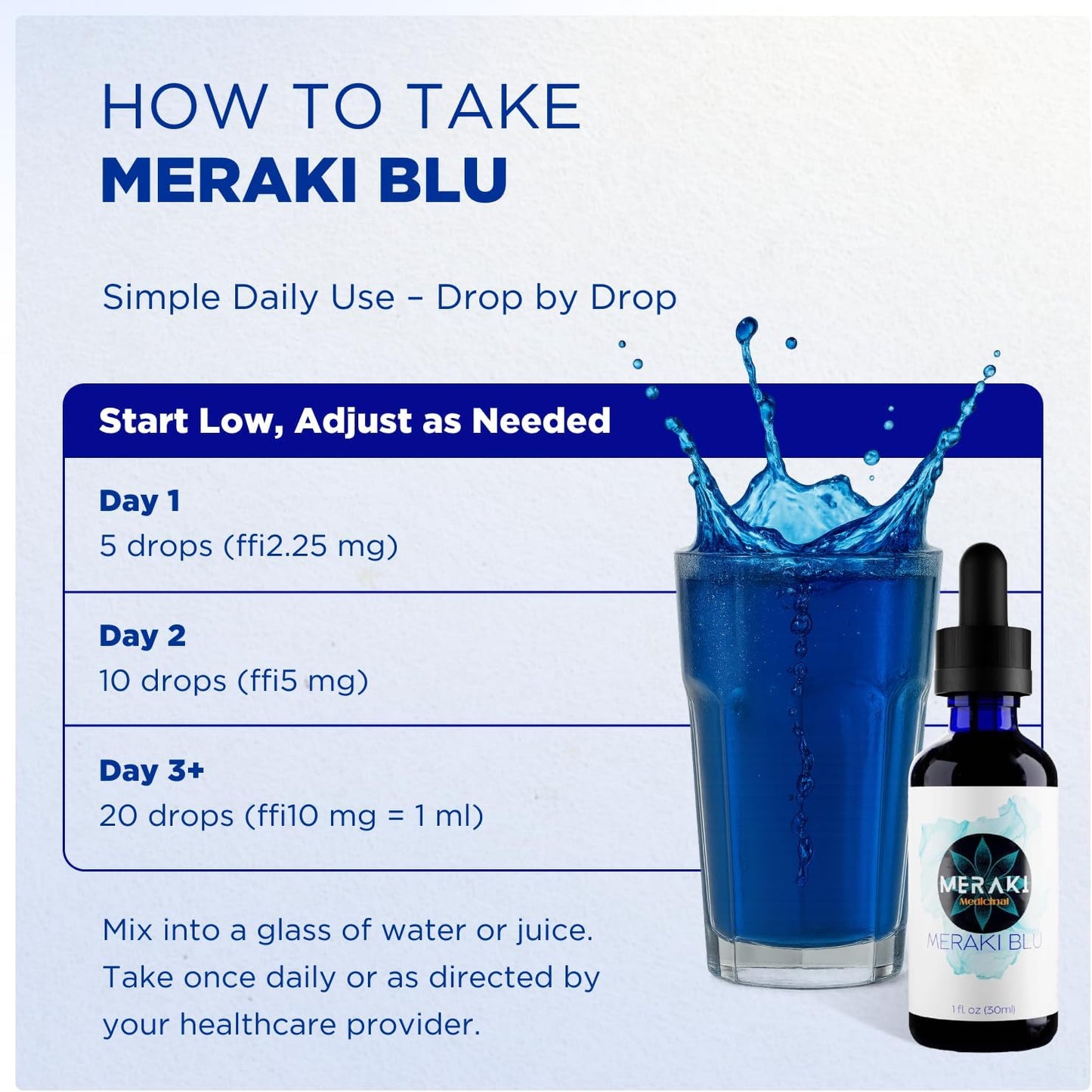 Meraki Blu USP Grade Methylene Blue 150mg-HZ