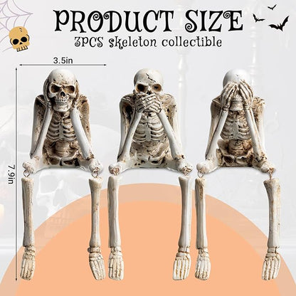 🎃💀 Halloween decoration indoor skeleton statue