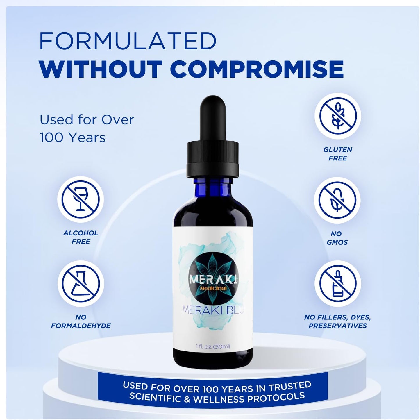 Meraki Blu USP Grade Methylene Blue 150mg-HZ