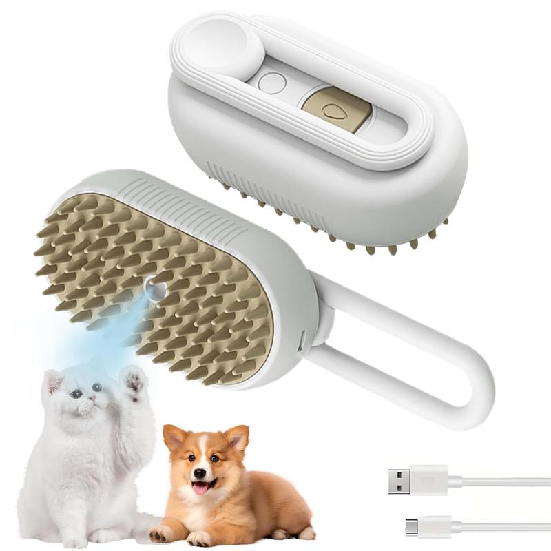 🔥Pet Steam Brush,Cat Dog Hair Remover