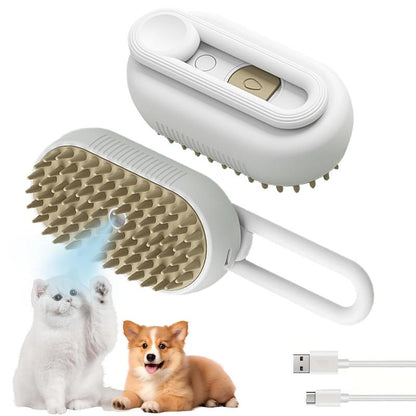 🔥Pet Steam Brush,Cat Dog Hair Remover
