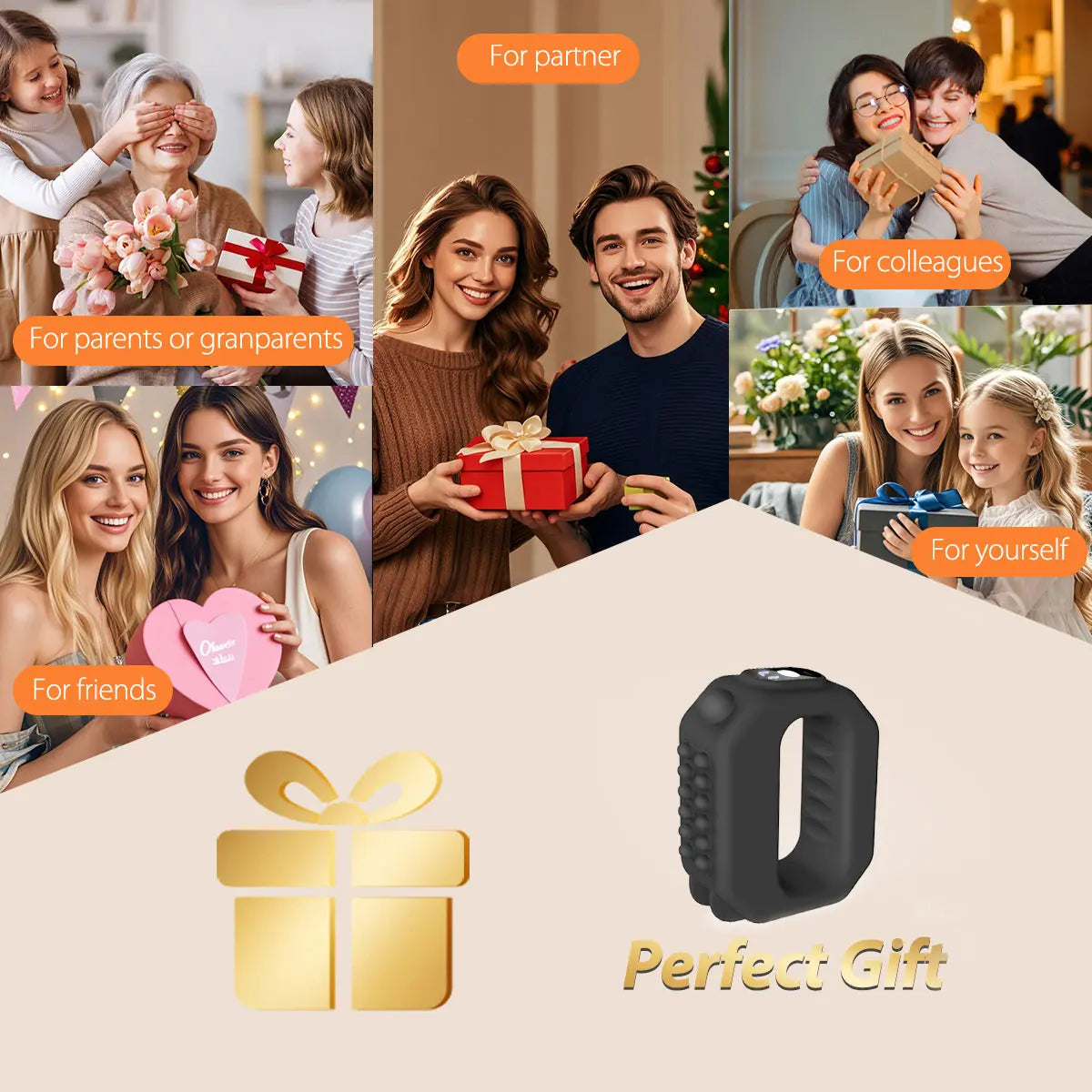 ADDWIN 2026 New Fascia Ring R10 Mini Muscle Recovery Fascia Device upgraded adjustable strap fits Up to 55in waist, Cordless Rechargeable, Designed for Waist & Back Muscle Recovery portable massager parents gift summervibes - image 12