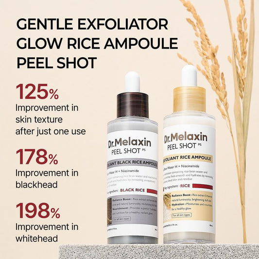 Peel Shot Glow Rice Ampoule Duo - Serums for Brightening