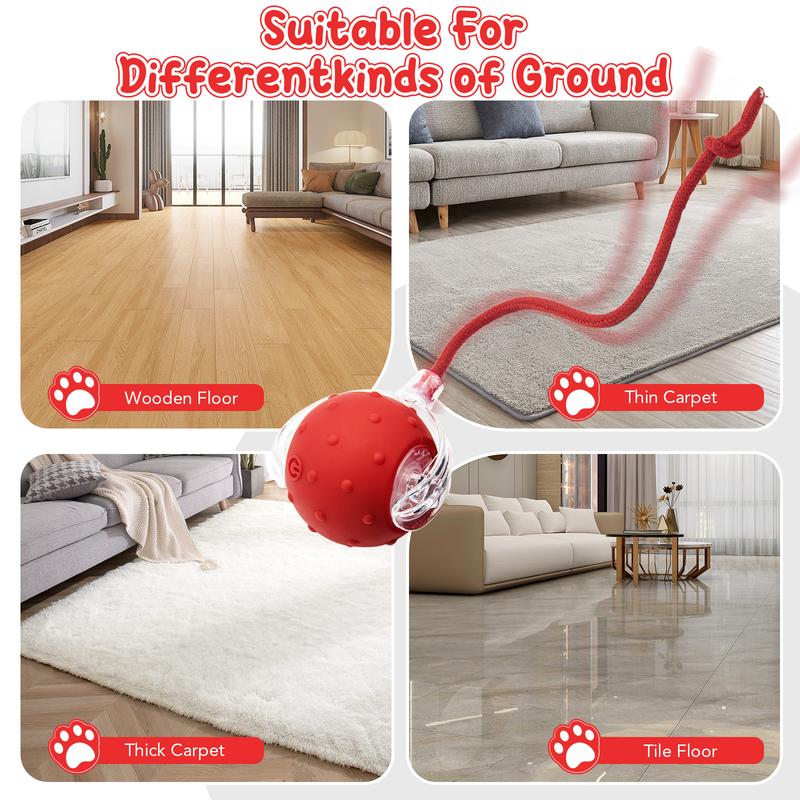 🔥Last Week Clearance Sale 49% OFF🐾Automatic Interactive Pet Toys Ball🎁BUY MORE FREE MORE
