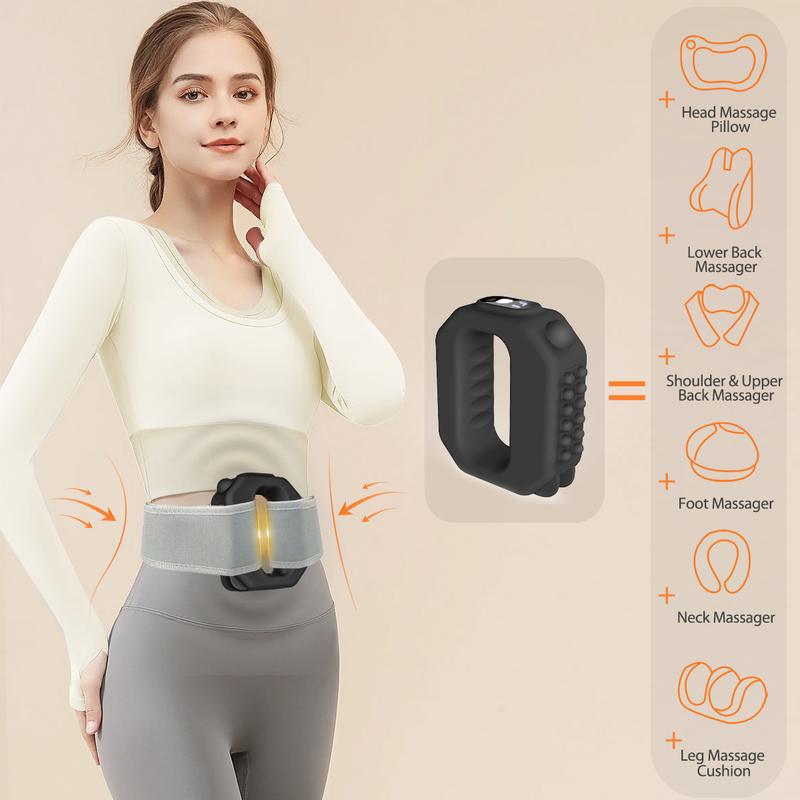 2026 New Fascia Ring R10 Mini Muscle Recovery Fascia Device upgraded adjustable strap fits Up to 55in waist, Cordless Rechargeable, Designed for Waist & Back Muscle Recovery portable massager parents gift summervibes - image 3