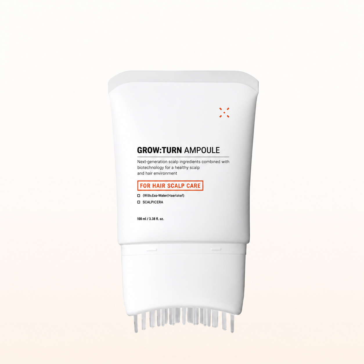 Growturn Hair Growth Ampoule – 38-Bristle Brush-On Scalp Serum for Thicker, Stronger-Looking Hair