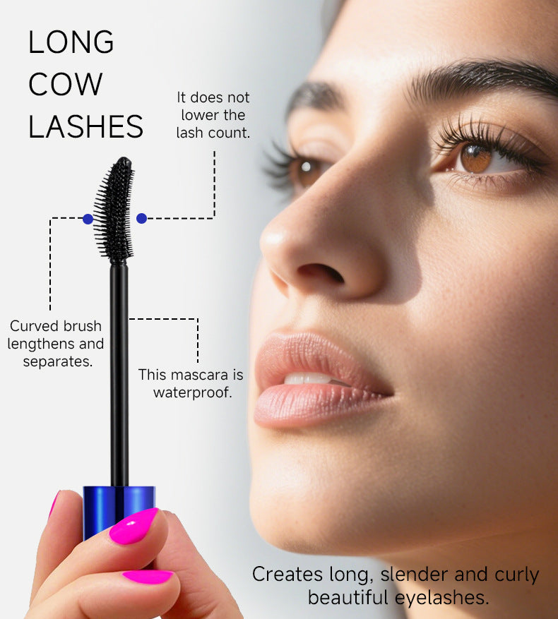 Long Cow Lashes Mascara– Perfect "Cow Lashes" Look