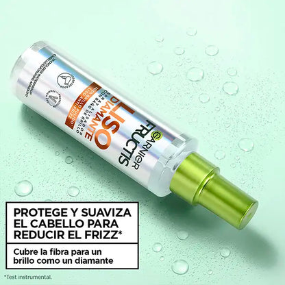 Garnier Fructis Liso Diamante: Spray Termoprotector | 72H Sin Frizz & 100H Brillo Espejo | Con Keratina & Argán (150ml) - image 4