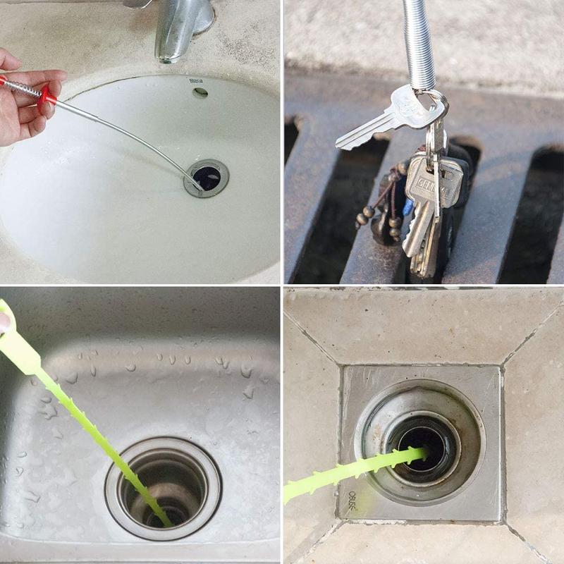 🔥🔥Flexible Grabber Claw Pick Up Reacher Tool with 4 Claws Bendable Hose Pickup Reaching Assist Tool for Litter Pick