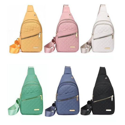 ✨Solid Color Quilted Fanny Pack